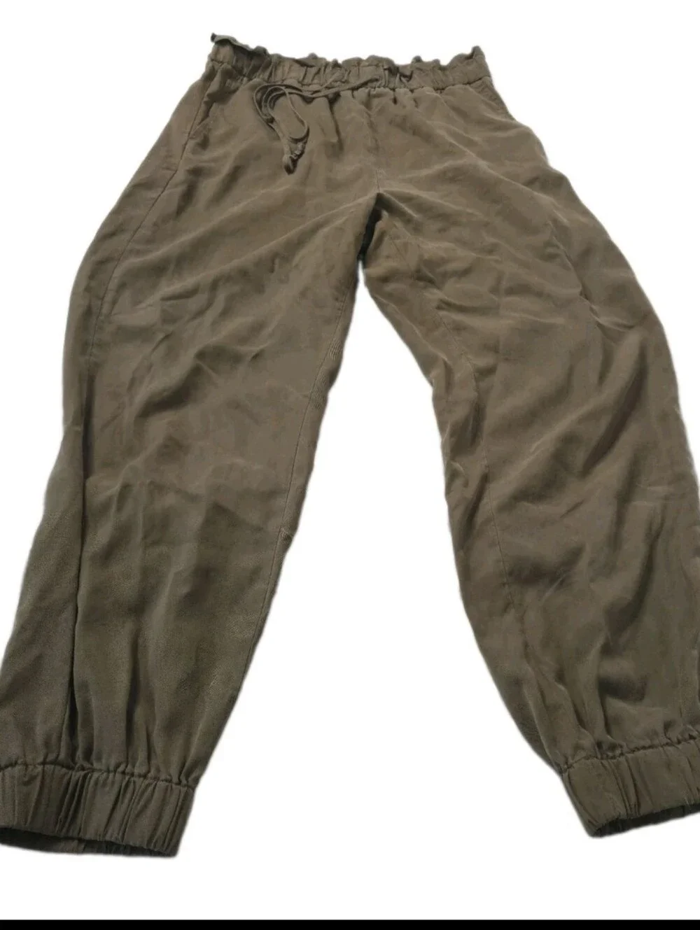 Banana Republic Olive Drawstring Jogger Pants